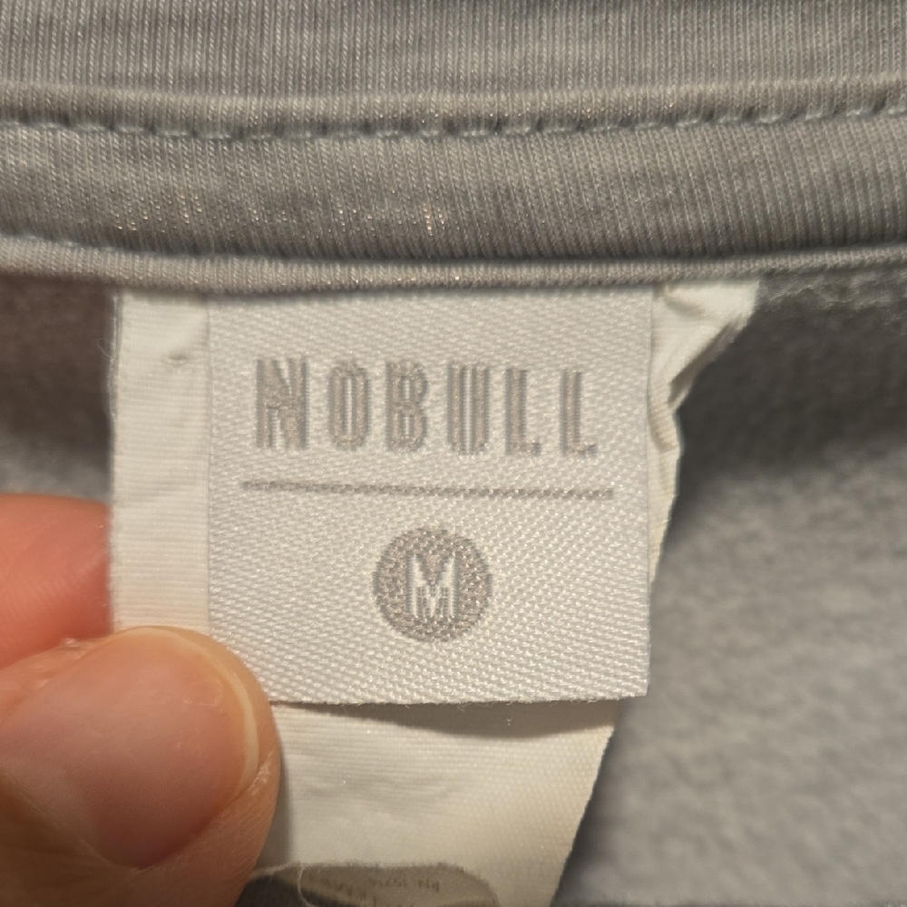 NOBULL Light Gray Crewneck Sweatshirt - Picture 2 of 5